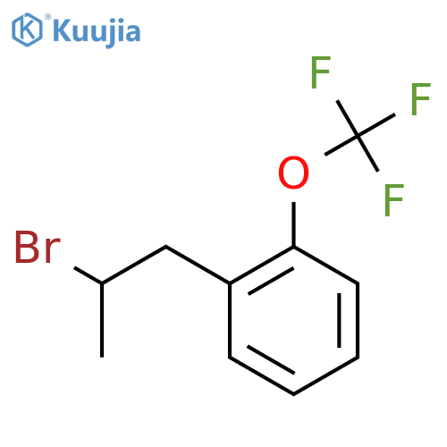 1-(2-bromopropyl)-2-(trifluoromethoxy)benzene structure