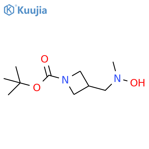 tert-butyl 3-{hydroxy(methyl)aminomethyl}azetidine-1-carboxylate structure