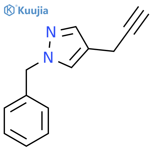 1-benzyl-4-(prop-2-yn-1-yl)-1H-pyrazole structure