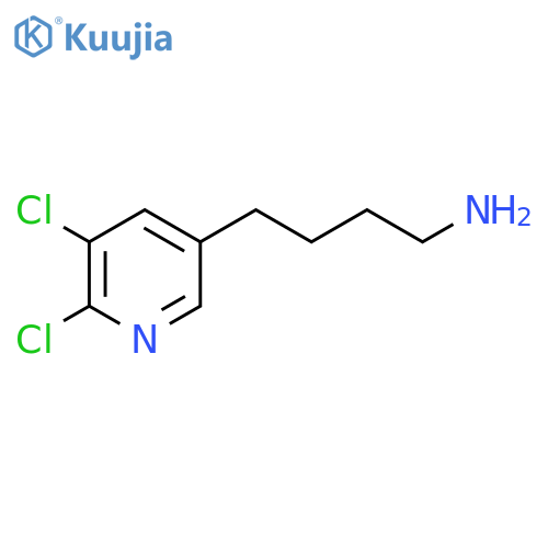 4-(5,6-dichloropyridin-3-yl)butan-1-amine structure