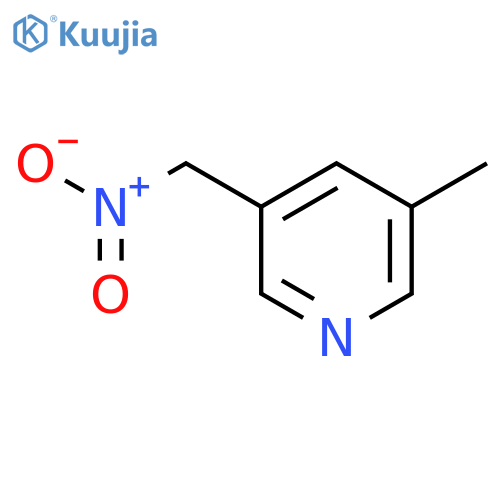 3-methyl-5-(nitromethyl)pyridine structure