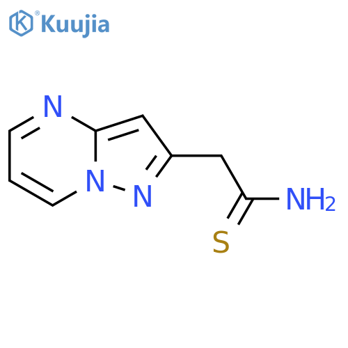 2-{pyrazolo1,5-apyrimidin-2-yl}ethanethioamide structure