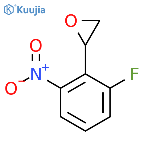 2-(2-fluoro-6-nitrophenyl)oxirane structure
