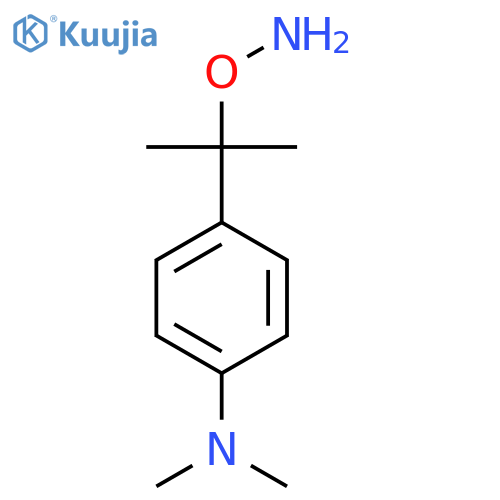 4-2-(aminooxy)propan-2-yl-N,N-dimethylaniline structure