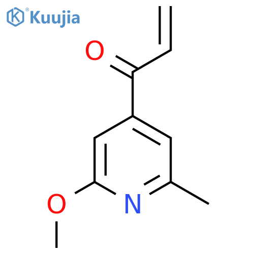 1-(2-methoxy-6-methylpyridin-4-yl)prop-2-en-1-one structure