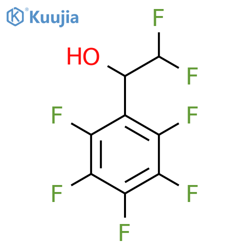 2,2-difluoro-1-(pentafluorophenyl)ethan-1-ol structure