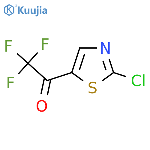 1-(2-chloro-1,3-thiazol-5-yl)-2,2,2-trifluoroethan-1-one structure