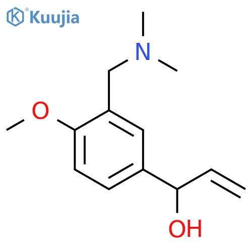 1-{3-(dimethylamino)methyl-4-methoxyphenyl}prop-2-en-1-ol structure