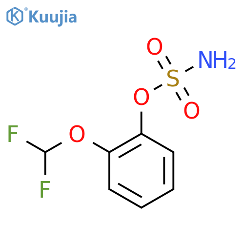 2-(difluoromethoxy)phenyl sulfamate structure