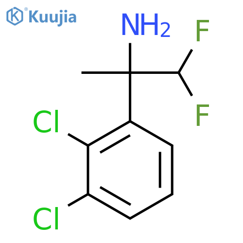 2-(2,3-dichlorophenyl)-1,1-difluoropropan-2-amine structure
