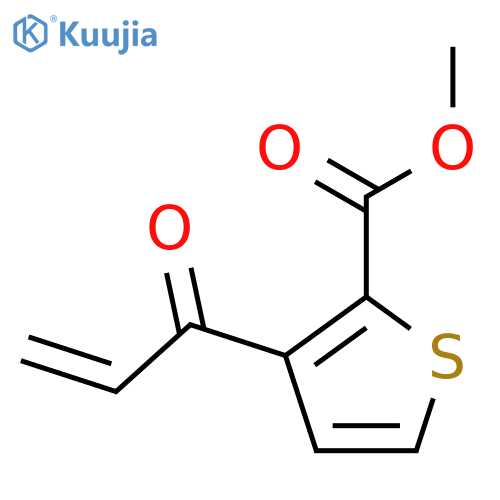 Methyl 3-(prop-2-enoyl)thiophene-2-carboxylate structure