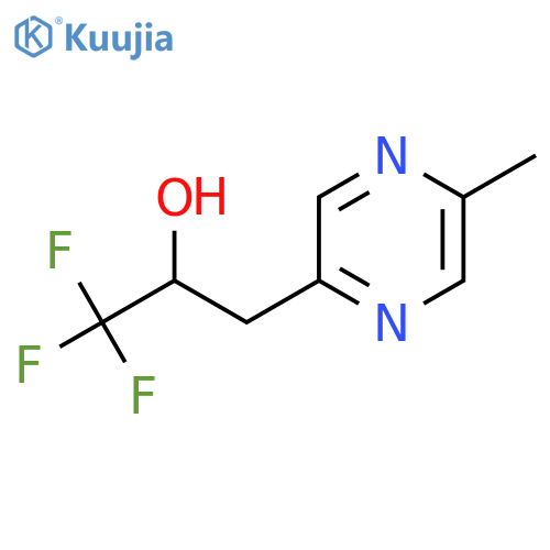 1,1,1-Trifluoro-3-(5-methylpyrazin-2-yl)propan-2-ol structure