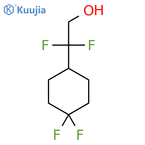 2-(4,4-difluorocyclohexyl)-2,2-difluoroethan-1-ol structure