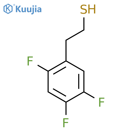 2-(2,4,5-trifluorophenyl)ethane-1-thiol structure