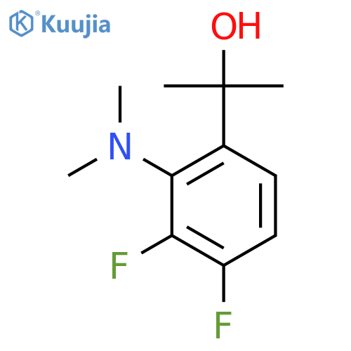 2-2-(dimethylamino)-3,4-difluorophenylpropan-2-ol structure