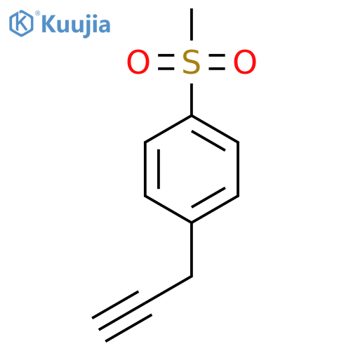 1-methanesulfonyl-4-(prop-2-yn-1-yl)benzene structure