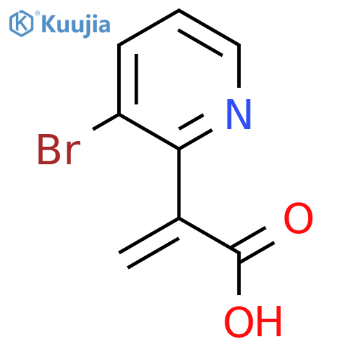 2-(3-Bromopyridin-2-yl)prop-2-enoic acid structure