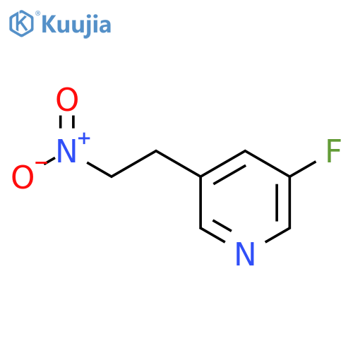 3-fluoro-5-(2-nitroethyl)pyridine structure
