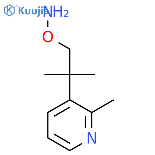O-2-methyl-2-(2-methylpyridin-3-yl)propylhydroxylamine structure
