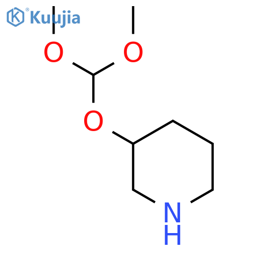 3-(dimethoxymethoxy)piperidine structure