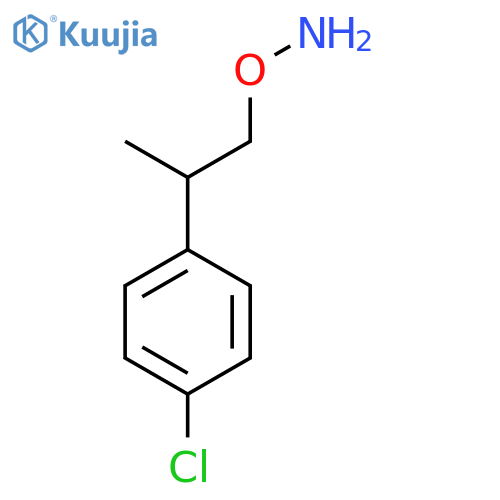 O-2-(4-chlorophenyl)propylhydroxylamine structure