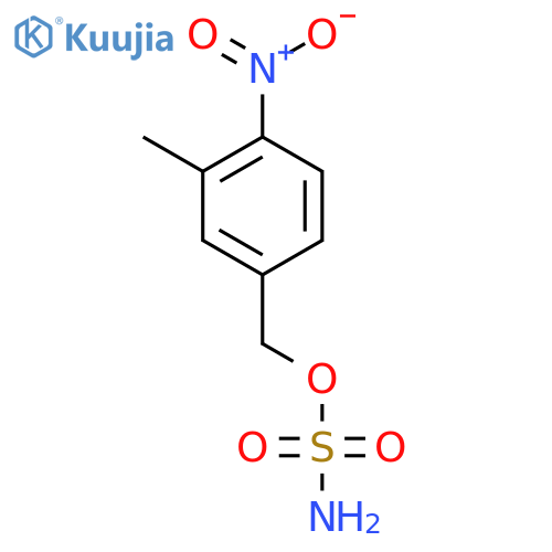 (3-methyl-4-nitrophenyl)methyl sulfamate structure