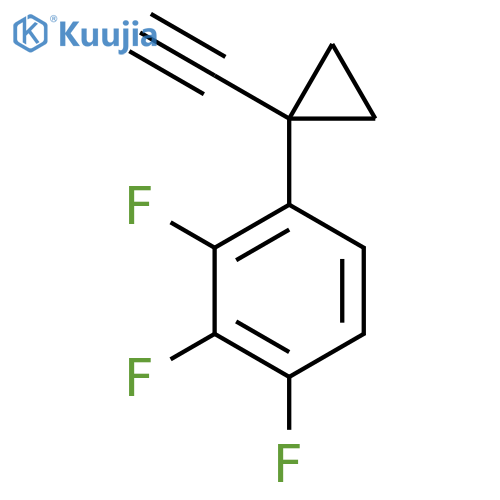 1-(1-Ethynylcyclopropyl)-2,3,4-trifluorobenzene structure