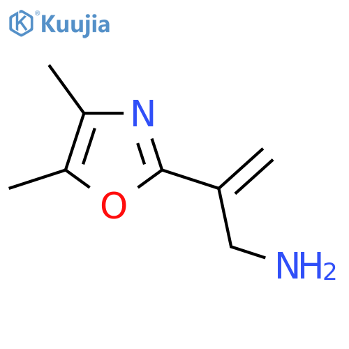 2-(dimethyl-1,3-oxazol-2-yl)prop-2-en-1-amine structure