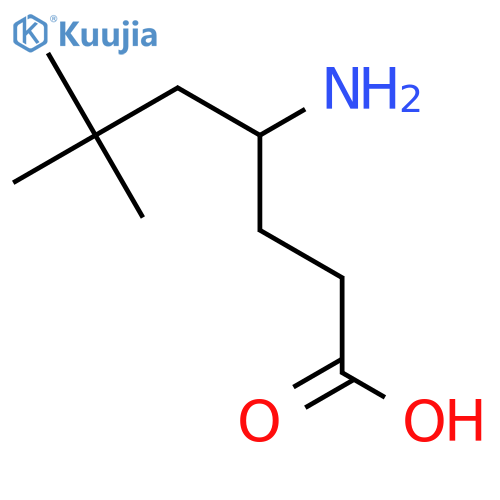 4-amino-6,6-dimethylheptanoic acid structure