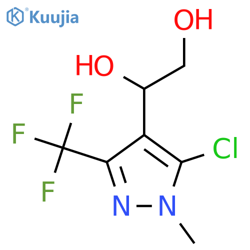 1-5-chloro-1-methyl-3-(trifluoromethyl)-1H-pyrazol-4-ylethane-1,2-diol structure