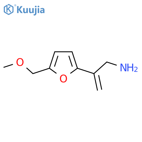 2-5-(methoxymethyl)furan-2-ylprop-2-en-1-amine structure