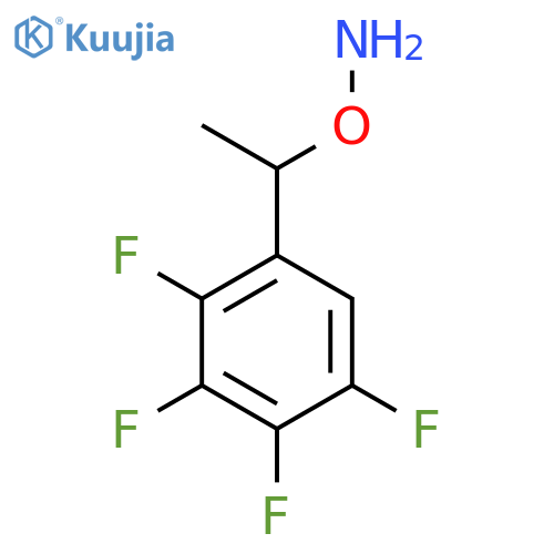 O-1-(2,3,4,5-tetrafluorophenyl)ethylhydroxylamine structure