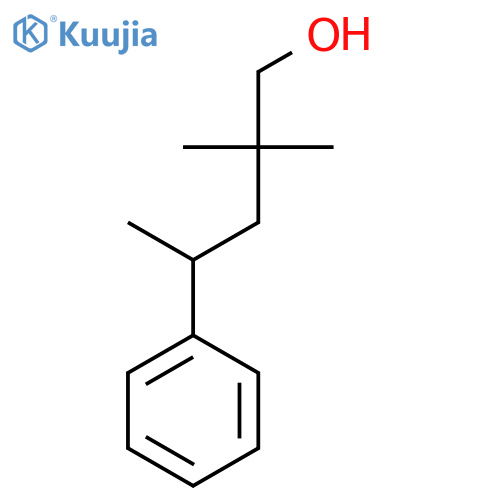 2,2-dimethyl-4-phenylpentan-1-ol structure