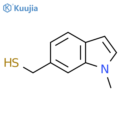 (1-methyl-1H-indol-6-yl)methanethiol structure