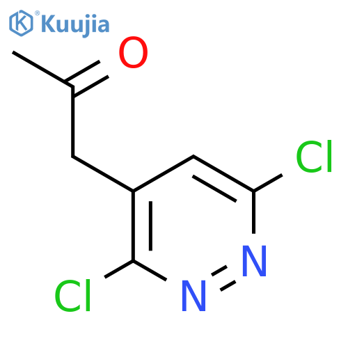 1-(3,6-dichloropyridazin-4-yl)propan-2-one structure