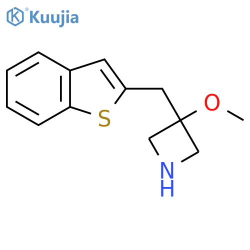 3-(1-benzothiophen-2-yl)methyl-3-methoxyazetidine structure