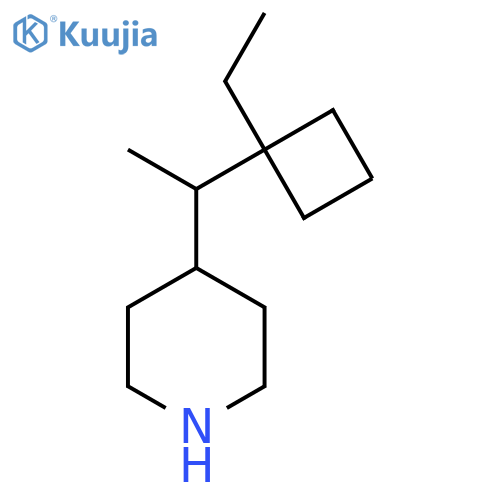 4-1-(1-ethylcyclobutyl)ethylpiperidine structure