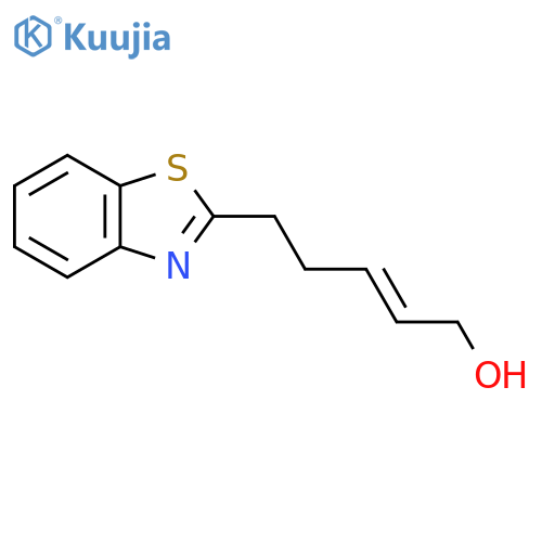 5-(1,3-benzothiazol-2-yl)pent-2-en-1-ol structure