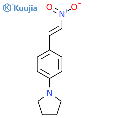1-4-(2-nitroethenyl)phenylpyrrolidine structure