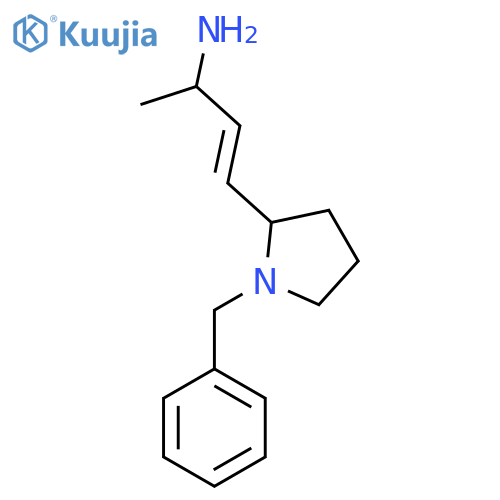 4-(1-benzylpyrrolidin-2-yl)but-3-en-2-amine structure