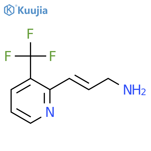 3-3-(trifluoromethyl)pyridin-2-ylprop-2-en-1-amine structure
