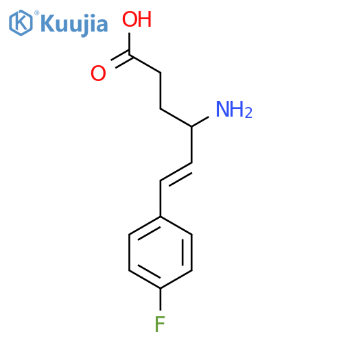 4-amino-6-(4-fluorophenyl)hex-5-enoic acid structure