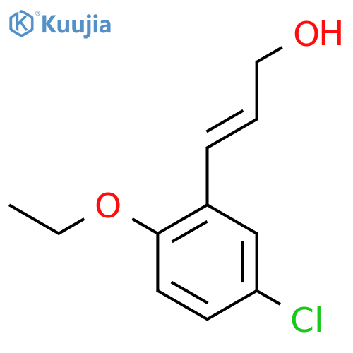 3-(5-chloro-2-ethoxyphenyl)prop-2-en-1-ol structure