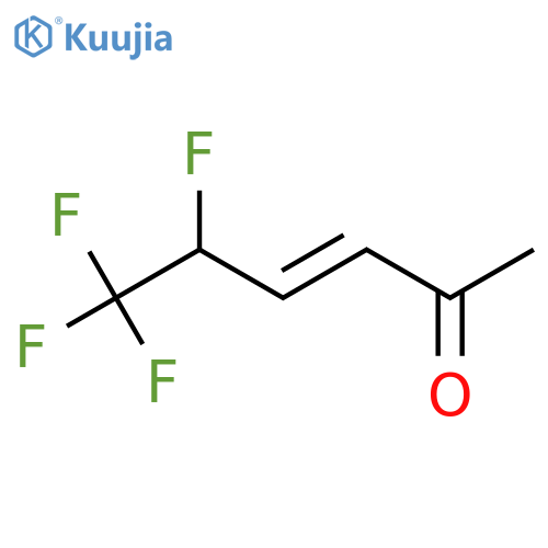 5,6,6,6-tetrafluorohex-3-en-2-one structure