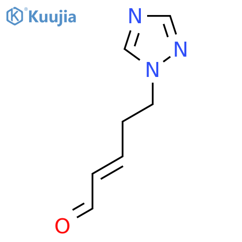 5-(1H-1,2,4-triazol-1-yl)pent-2-enal structure