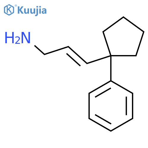 3-(1-phenylcyclopentyl)prop-2-en-1-amine structure