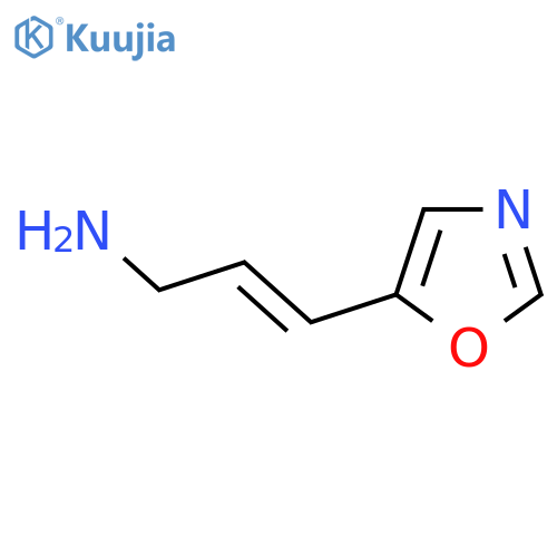 3-(1,3-oxazol-5-yl)prop-2-en-1-amine structure