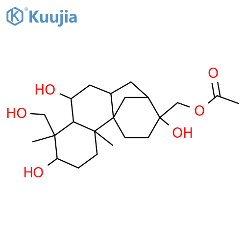 3,6,16,17,18-Aphidicolanepentol; (3α,6β,16β)-form, 17-Ac structure
