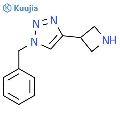 4-(azetidin-3-yl)-1-benzyl-1H-1,2,3-triazole structure