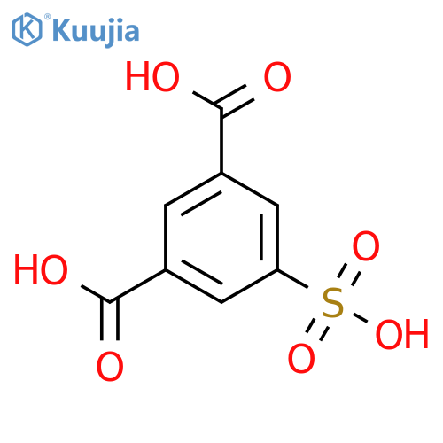 5-sulfobenzene-1,3-dicarboxylic acid structure